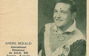 André BERAUD entraineur joueur 1952/1958